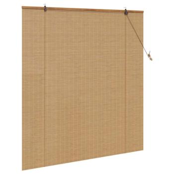 Fensterjalousien und -schattierungen Hellbraun 150 x 160 cm