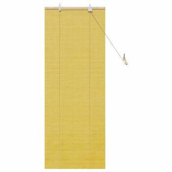 Fensterjalousien und -schattierungen Gelb 60 x 160 cm Bambus
