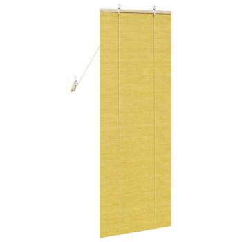 Fensterjalousien und -schattierungen Gelb 60 x 160 cm Bambus