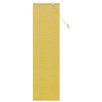 Fensterjalousien und -schattierungen Gelb 60 x 220 cm Bambus