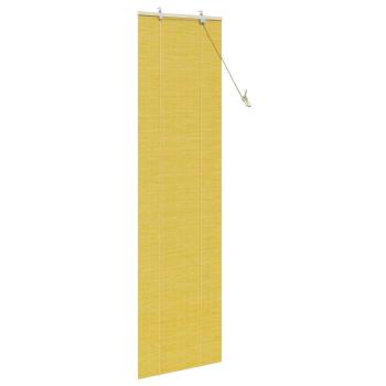 Fensterjalousien und -schattierungen Gelb 60 x 220 cm Bambus