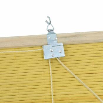 Fensterjalousien und -schattierungen Gelb 80 x 160 cm Bambus