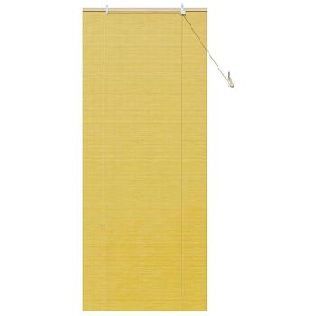 Fensterjalousien und -schattierungen Gelb 90 x 220 cm Bambus