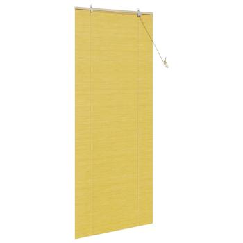 Fensterjalousien und -schattierungen Gelb 90 x 220 cm Bambus