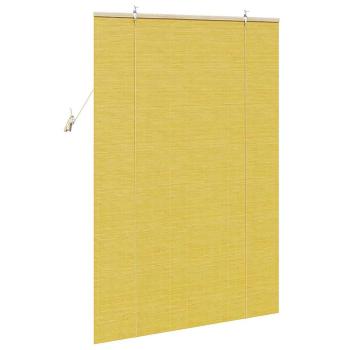 Fensterjalousien und -schattierungen Gelb 110 x 160 cm Bambus