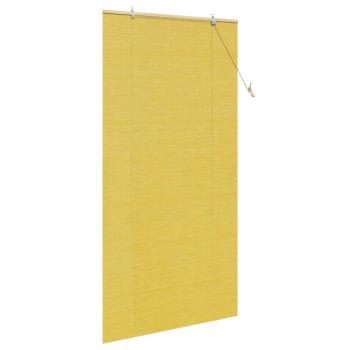 Fensterjalousien und -schattierungen Gelb 110 x 220 cm Bambus