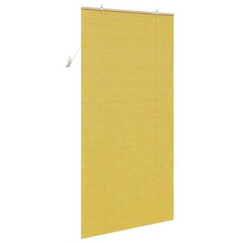 Fensterjalousien und -schattierungen Gelb 110 x 220 cm Bambus