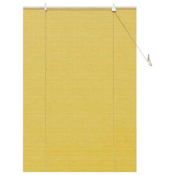Fensterjalousien und -schattierungen Gelb 120 x 160 cm Bambus