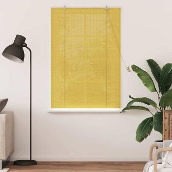 Fensterjalousien und -schattierungen Gelb 120 x 160 cm Bambus