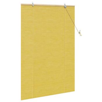 Fensterjalousien und -schattierungen Gelb 120 x 160 cm Bambus