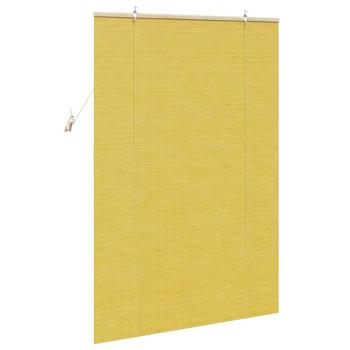 Fensterjalousien und -schattierungen Gelb 120 x 160 cm Bambus