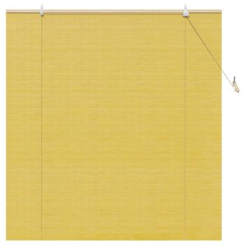 Fensterjalousien und -schattierungen Gelb 140 x 160 cm Bambus