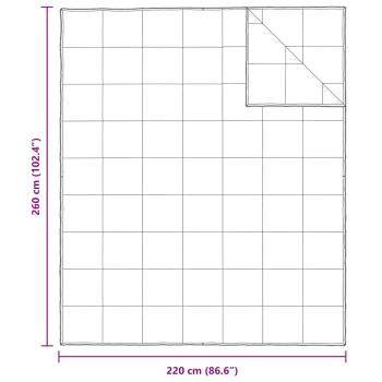 Decken & Bettdecken Weiß 260 x 220 cm Daunen