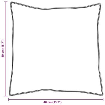 Kopfkissen 2 Stk. 40 x 40 cm Feder Weiß