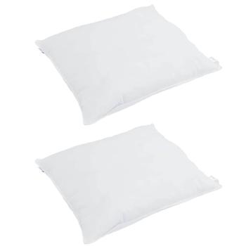 Kissen 2 pcs Weiß 50 x 50 cm 130gsm 100% Baumwolle
