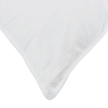 Kopfkissen 2 Stk. 50 x 75 cm Feder Weiß