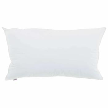 Kopfkissen mit Kissen Weiß 40 x 80 cm 130gsm 100% Baumwolle