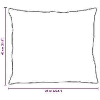 Kopfkissen Weiß 60 x 70 cm 130gsm 100% Baumwolle