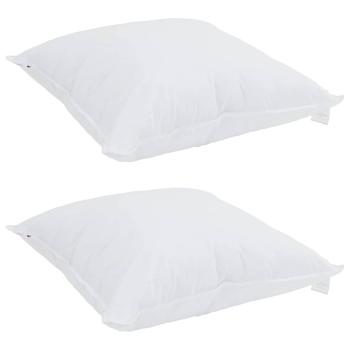 Kissen 2 pcs Weiß 60 x 60 cm 130gsm 100% Baumwolle
