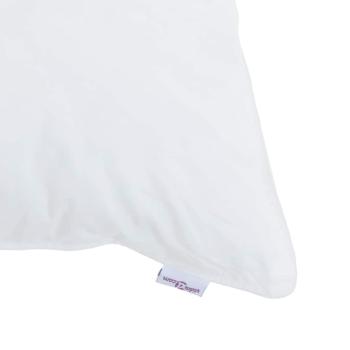 Kissen 2 pcs Weiß 60 x 60 cm 130gsm 100% Baumwolle