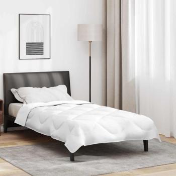 ARDEBO.de - Sommerdecke 220 x 155 x 3 cm Sommer Polyester Weiß Atmungsaktiv