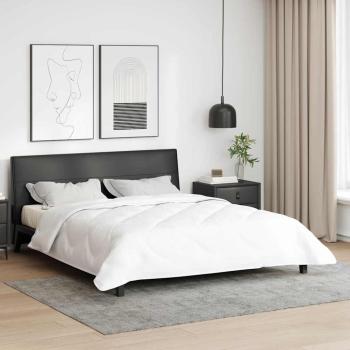 ARDEBO.de - Decken & Bettdecken Weiß 240 x 220 cm Mikrofaser