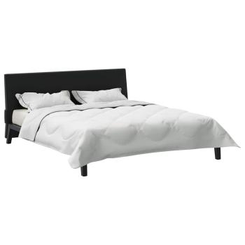 2-in-1 Bettdecke 262 x 242 x 10 cm Winter Polyester Weiß