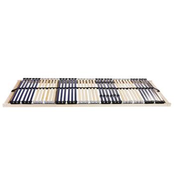 Lattenrost Braun 120 x 190 cm Massives Buchenholz