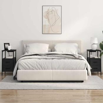 Nachttisch Schwarze Eiche 30 x 48 x 61 cm Holzwerkstoff