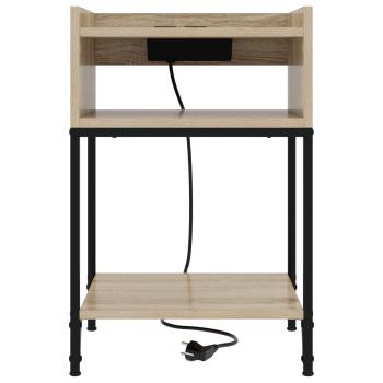Nachttisch Sonoma-Eiche 40 x 40 x 61 cm Holzwerkstoff