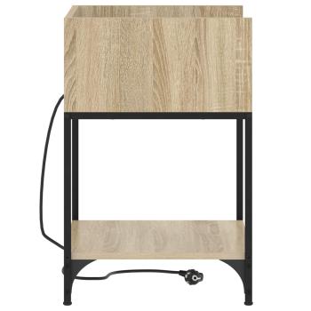 Nachttisch Sonoma-Eiche 40 x 40 x 61 cm Holzwerkstoff