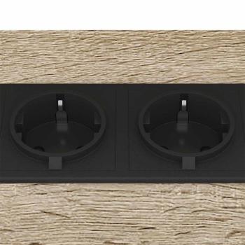 Nachttische 2 pcs Sonoma Eiche 38 x 30 x 48 cm Holzwerkstoff