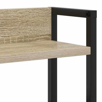 Stauraum-Kopfteil Sonoma Eiche 120 cm Holzwerkstoff