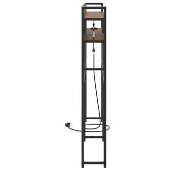 Stauraum-Kopfteil Braun Eiche 120 cm Holzwerkstoff