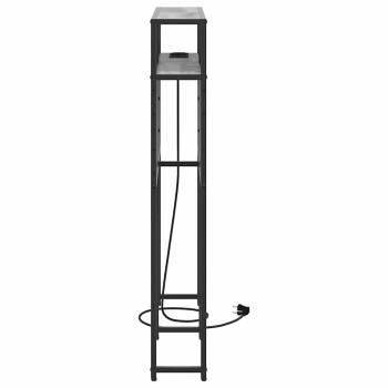 Stauraum-Kopfteil mit Kopfteil mit Speicher Grau sonoma 100 cm Holzwerkstoff