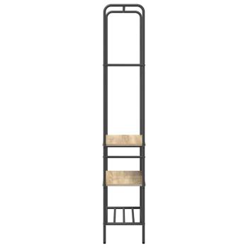 Kleiderständer mit Regalen Sonoma Eiche 60 x 30 x 171 cm