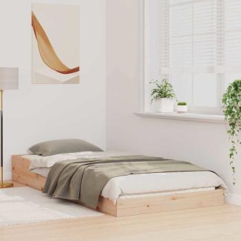 Bettgestell Braun 100 x 200 cm Massivholz Kiefer