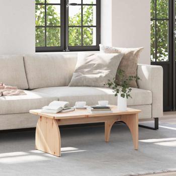 ARDEBO.de - Couchtisch Natürlich 80 x 50 x 31 cm Massivkiefer