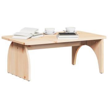 Couchtisch Natürlich 80 x 50 x 31 cm Massivkiefer