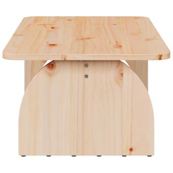 Couchtisch Natürlich 80 x 50 x 31 cm Massivkiefer