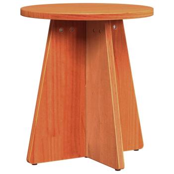 Couchtisch 3 pcs Wachsbrown 49 x 49 x 30 cm Massivkiefer