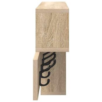 Wandmontierter Kleiderständer Sonoma Eiche 100 x 12 x 43,5 cm