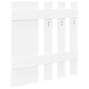 Wandmontierter Kleiderständer Weiß 100 x 10 x 100 cm