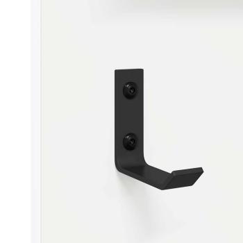 Wandmontierter Kleiderständer mit Regal mit Speicher mit Spiegel Weiß 90 x 10 x 50 cm