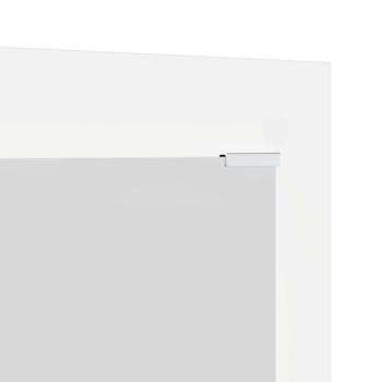 Wandmontierter Kleiderständer Weiß 96 x 1.5 x 90 cm