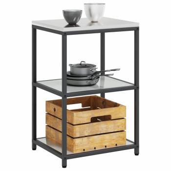 Küchenlageregal Silber 60 x 50 x 92 cm Galvanisierter Stahl