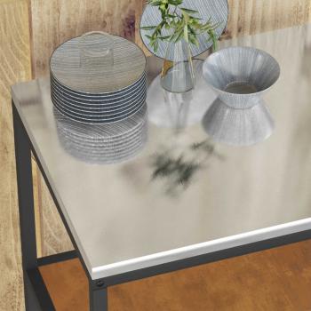 K?chenregal HATTEM Rostig 60 x 50 x 92 cm Stahl