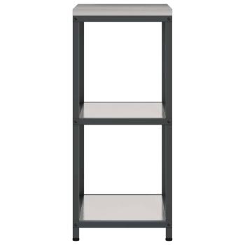 Küchenlageregal mit Regal mit Speicher Silber 60 x 50 x 92 cm Edelstahl