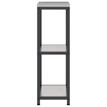 Küchenlageregal mit Regal mit Speicher Silber 60 x 50 x 92 cm Edelstahl