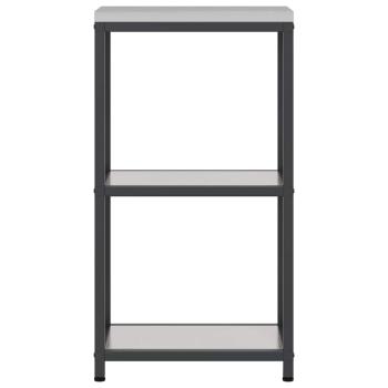 Küchenlageregal mit Regal mit Speicher Silber 60 x 50 x 92 cm Edelstahl